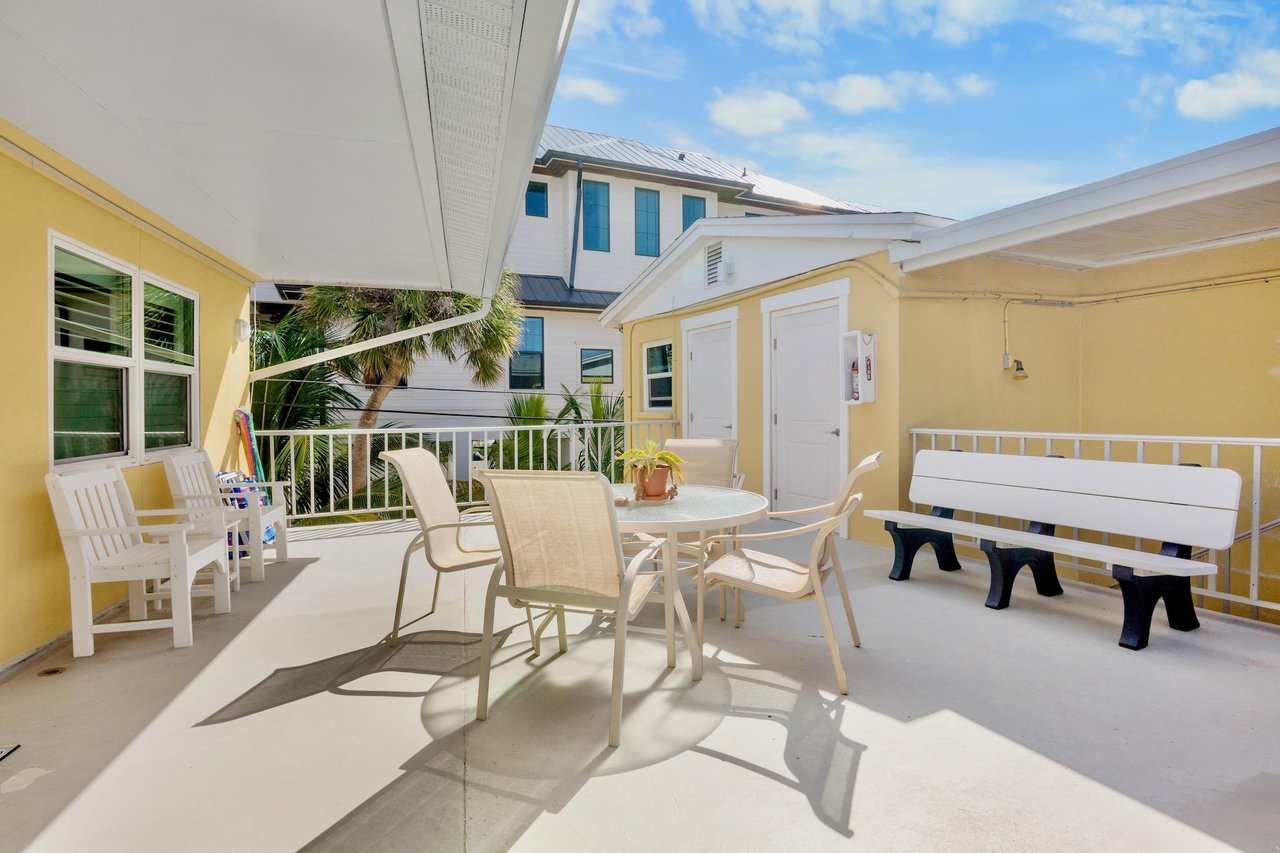 Outdoor dining table