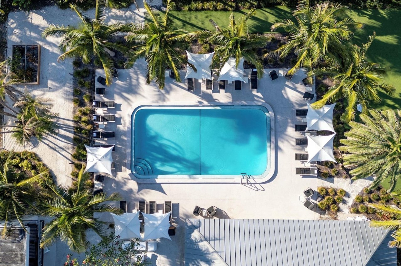 The pool at Bali Hai in Holmes Beach, Florida