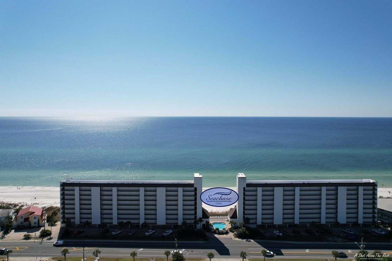 aerial view of Seachase in Panama City Beach, Florida