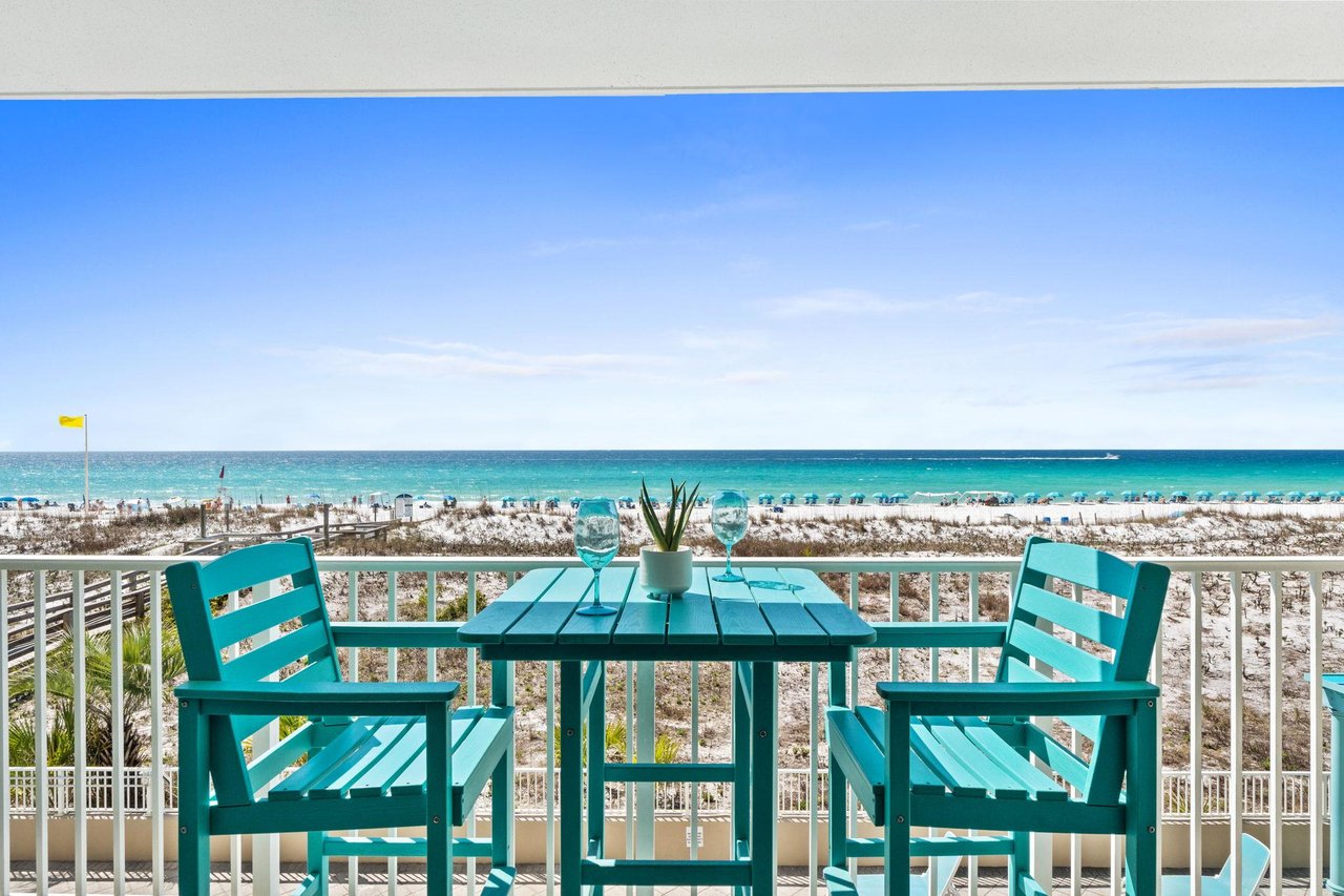 Fantastic views from this 2nd floor  3rd level balcony