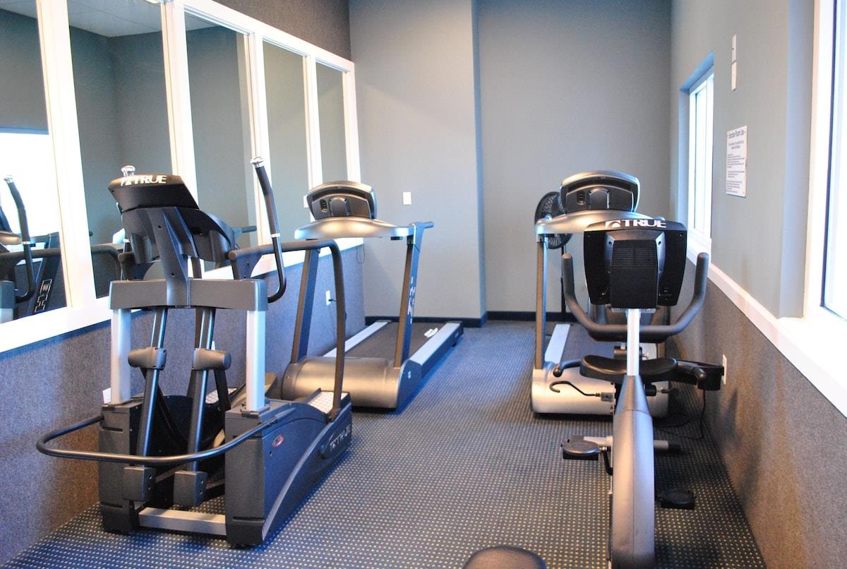 Fitness center at Palmetto Inn  Suites in Panama City Beach, Florida