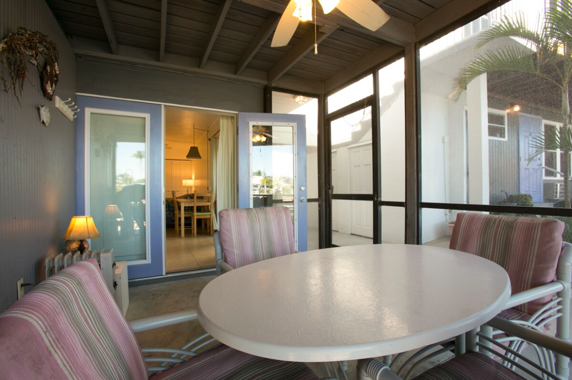 Patio at Dolphin Inn Resort