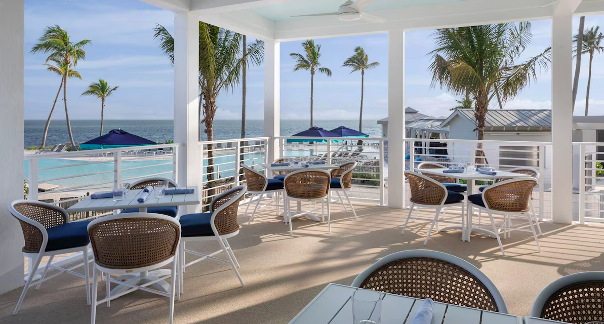 Patio at South Seas Island Resort