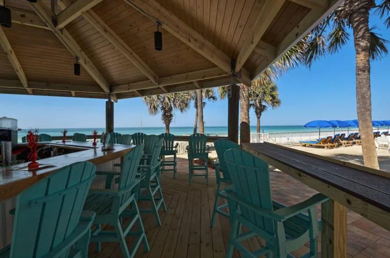 beachcomber by the sea panama city beach cabana patio