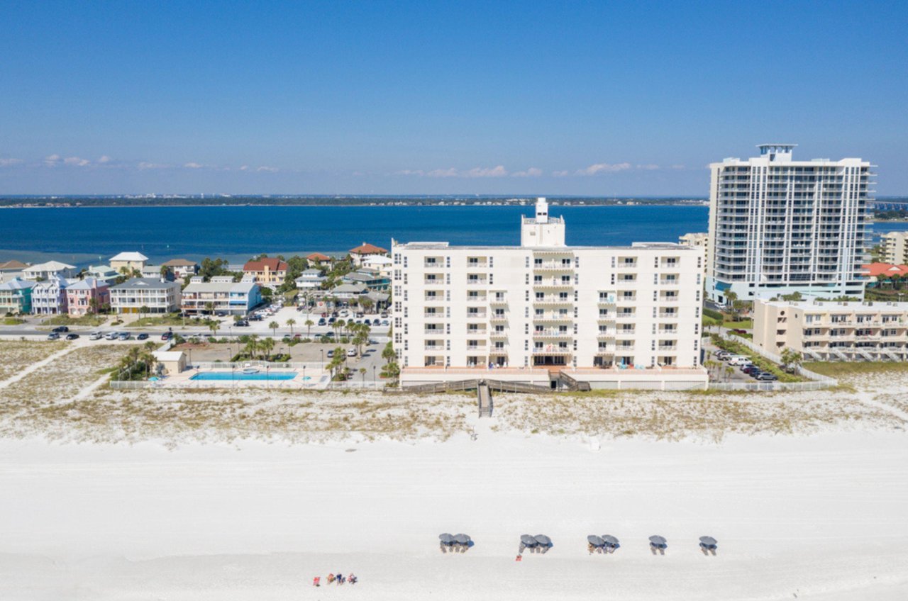 Sans Souci is a lovely beachfront property