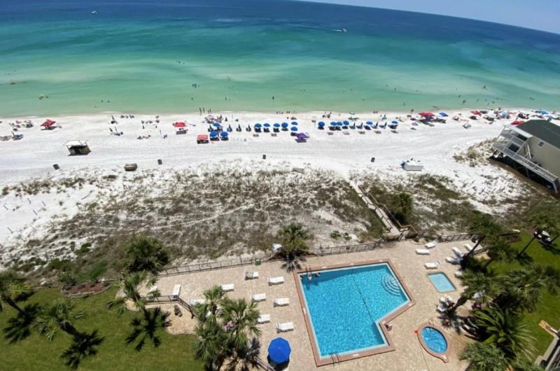 The Commodore Aerial View Panama City Beach