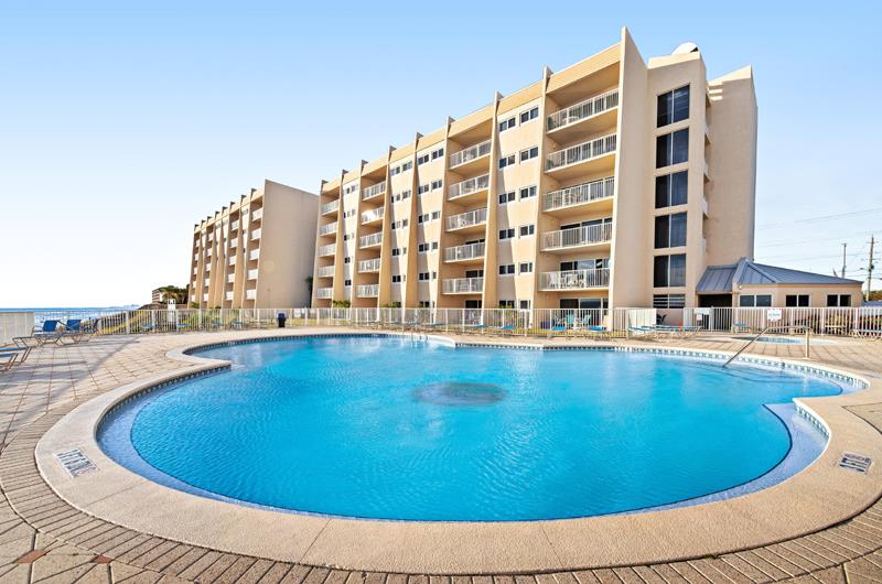 Spacious pool at Beach House Resort Condos in Destin FL