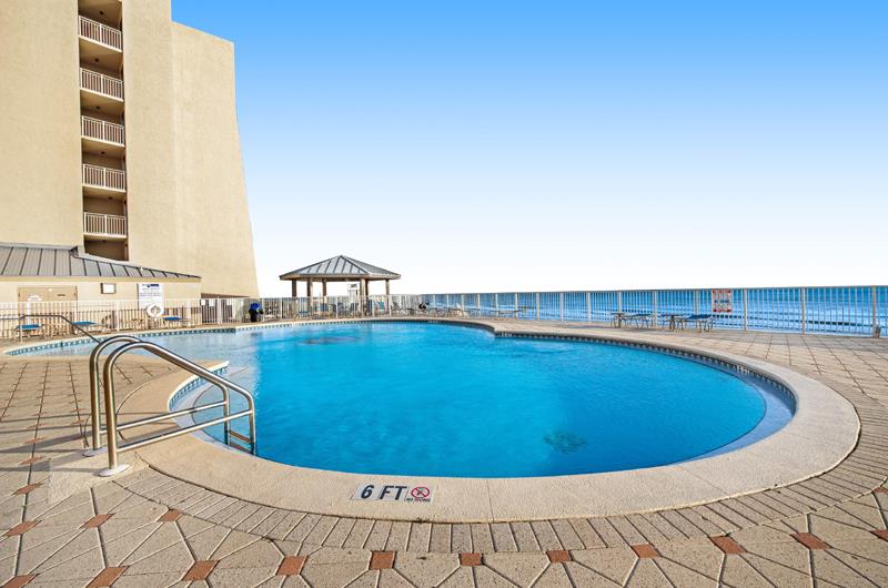 Beachside pool at Beach House Condo rentals