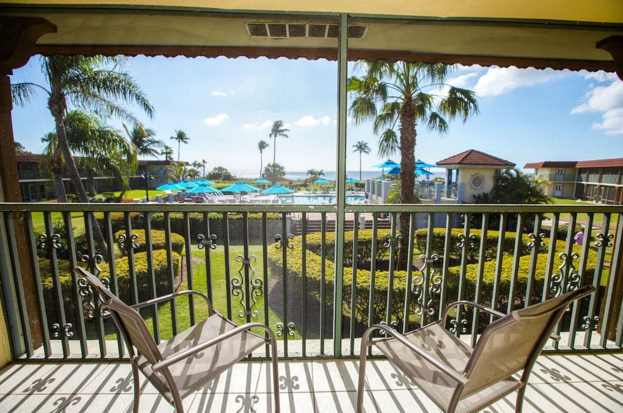 Take in stunning Gulf views from a private balcony