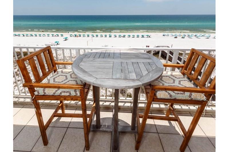 lovely balcony view at Gulf Dunes in Fort Walton Beach FL
