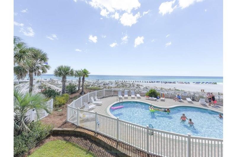 Pool view at Windancer in Destin Florida