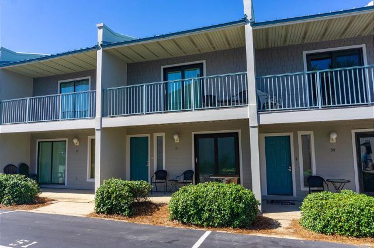 Units have balconies or patios.