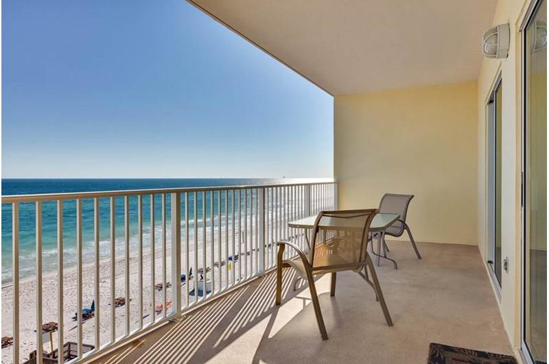 Gulffront balcony at Crystal Shores Gulf Shores