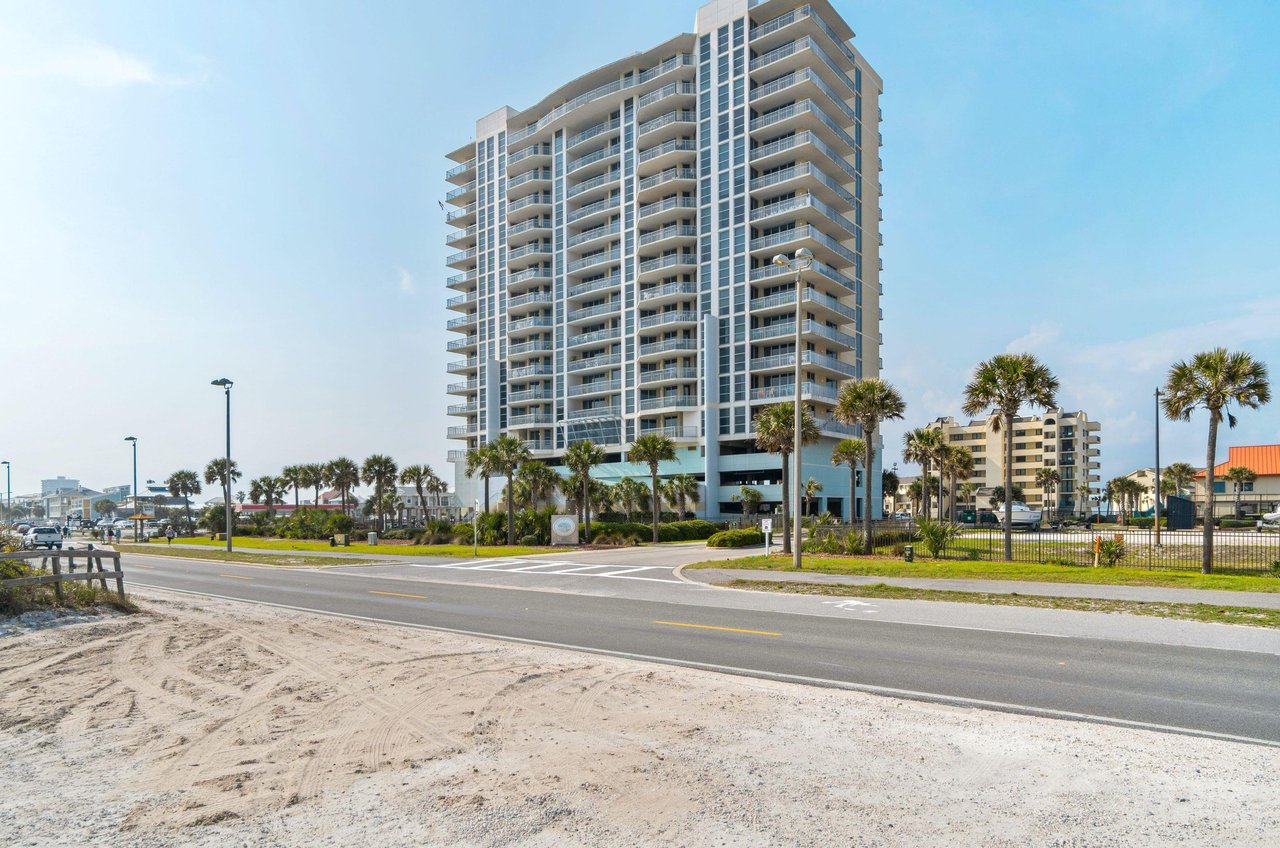 Emerald Dolphin is just across the street from the Gulf with easy beach access