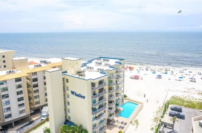 Aerial View of Whaler Gulf Shores Alabama