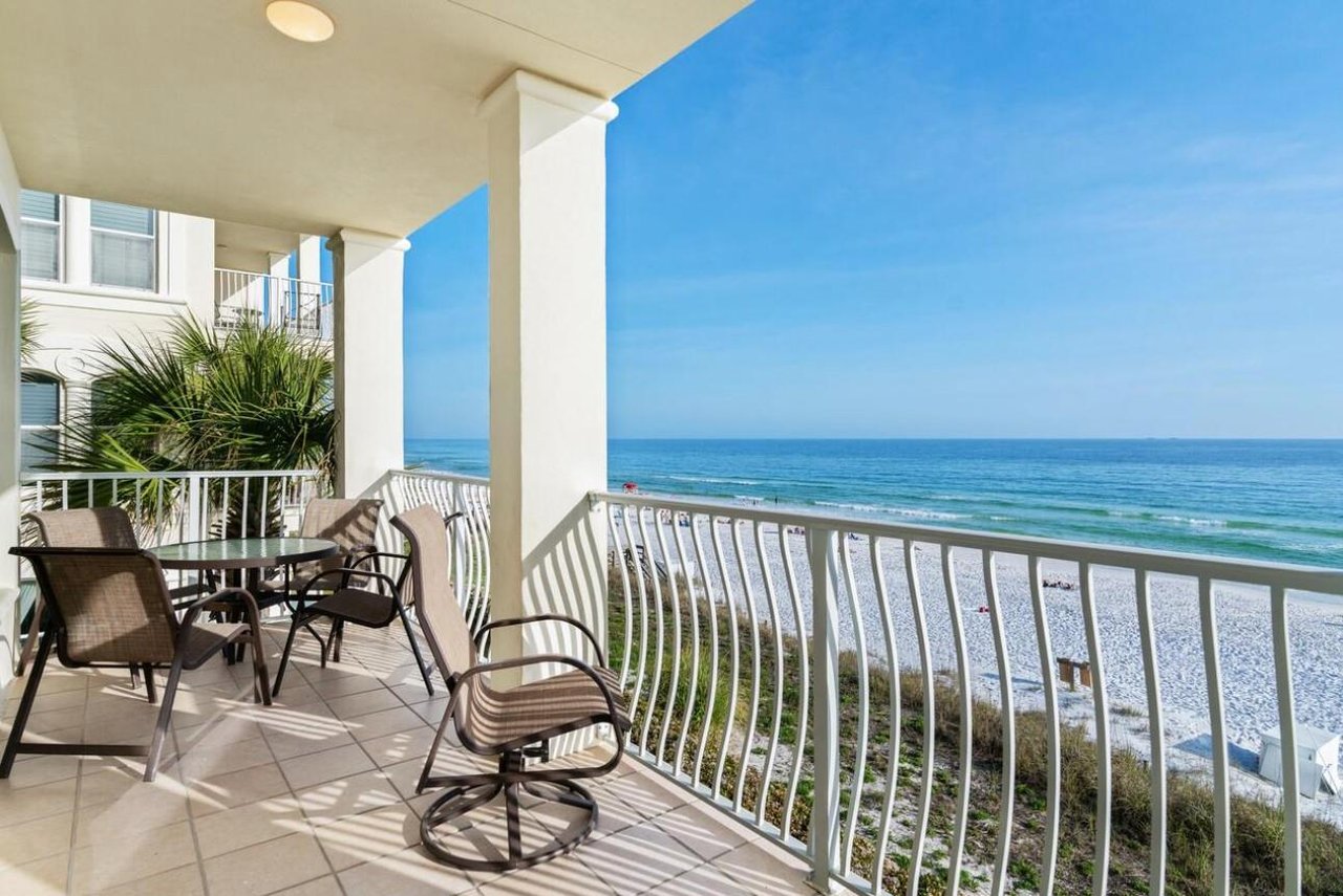Villas at Santa Rosa Beach Rentals in Highway 30A Florida Balcony