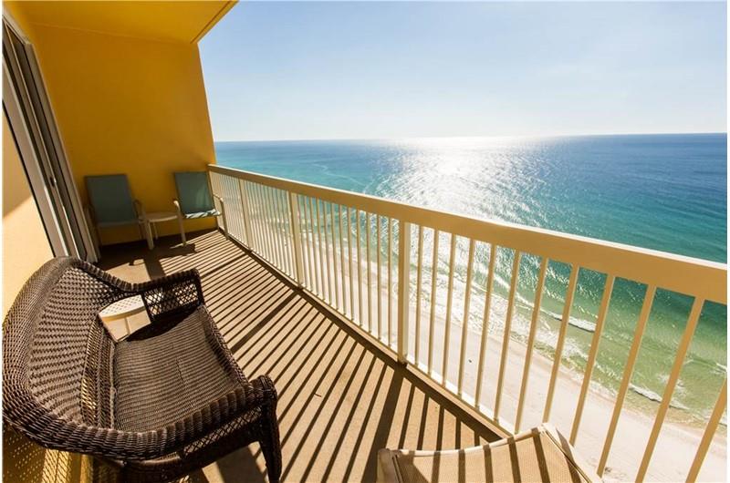 Lovely balcony view at Calypso in Panama City Beach Florida