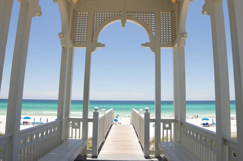 Perfect spot to read and view the Gulf at the same time while at Carillon Beach Resort Inn