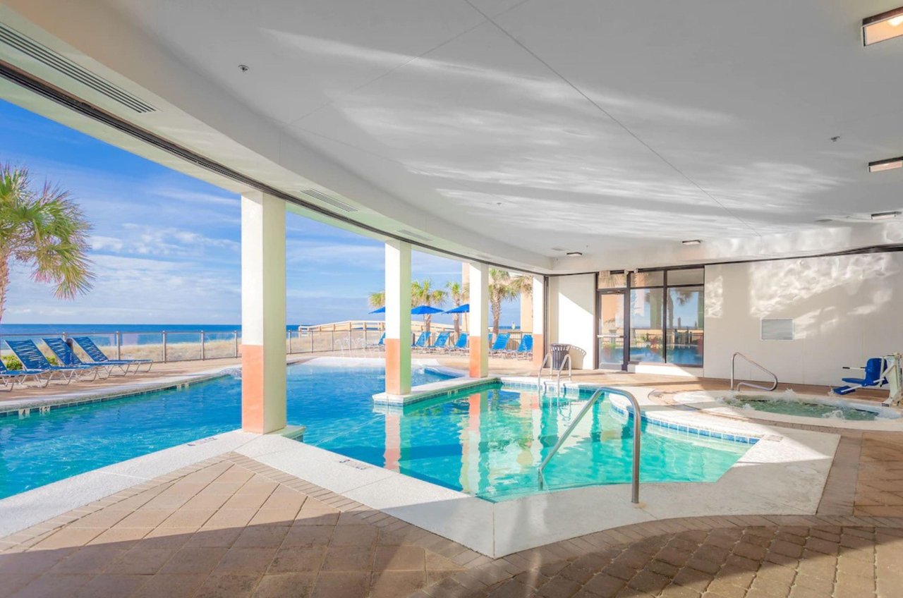 The multipurpose indoor and outdoor pool