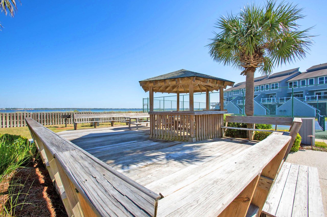 Outdoor amenities include a beachfront patio
