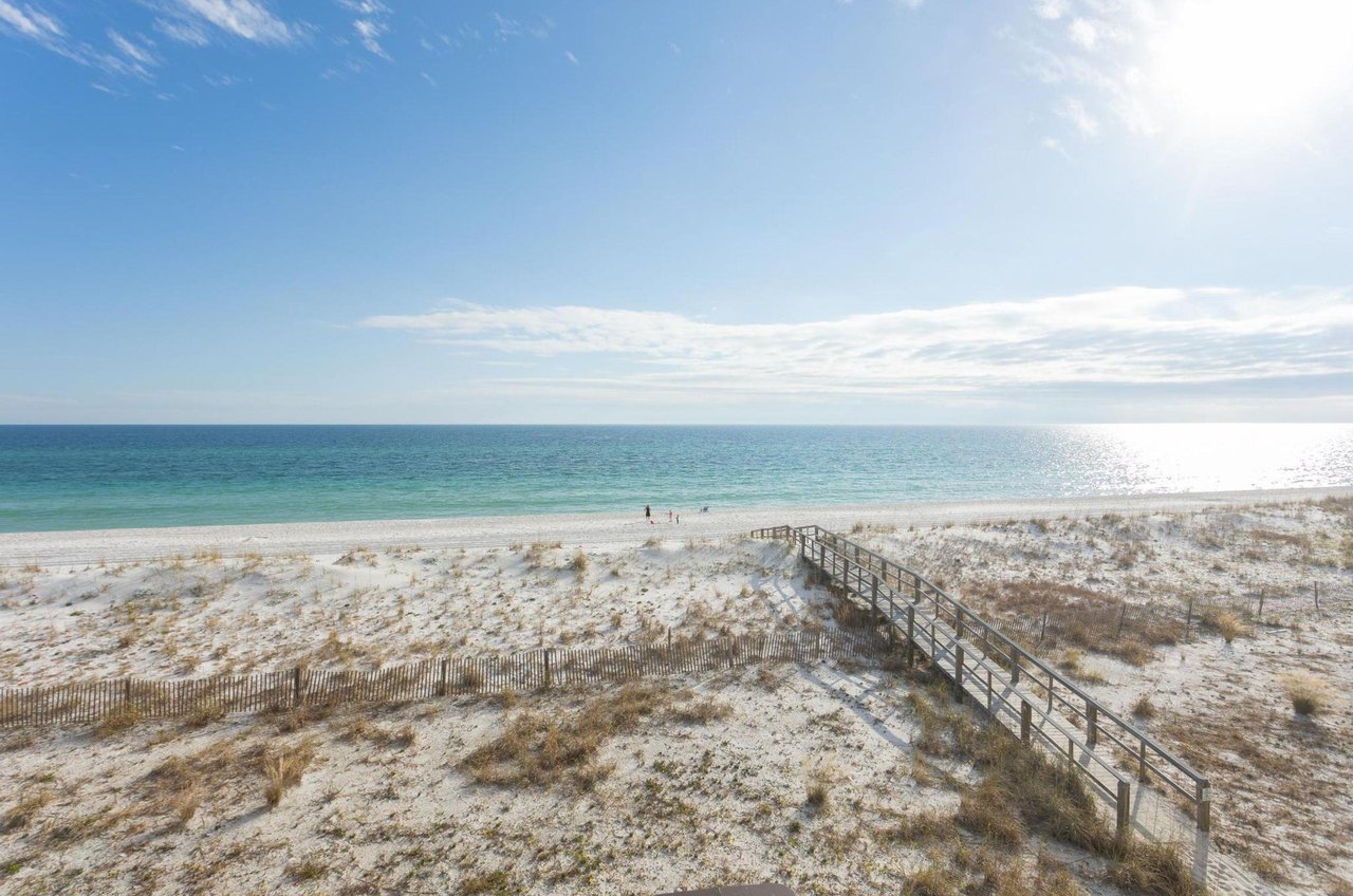 Enjoy stunning views of the sea and the sand from White Sands