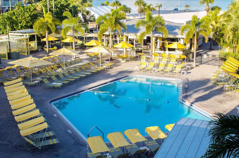 Beachside pool at Sirata Beach Resort in St. Pete Beach FL