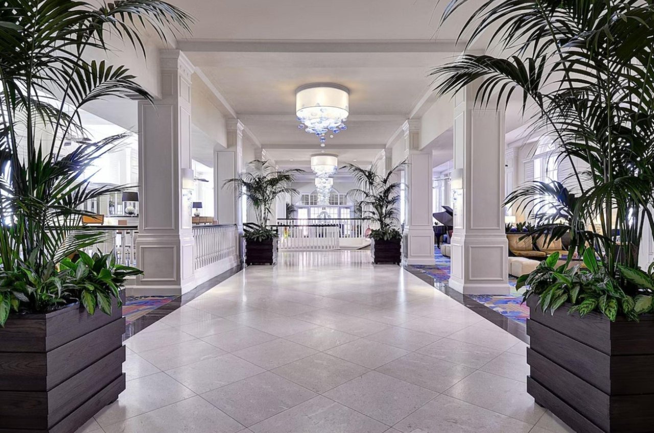 Every aspect of The Don Cesar is opulent, even the hallways.