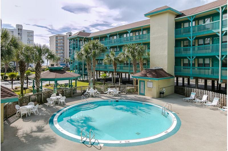 View from deck area at Seabreeze in Gulf Shores Alabama