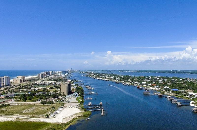 Gorgeous water surrounds Perdido Key Florida