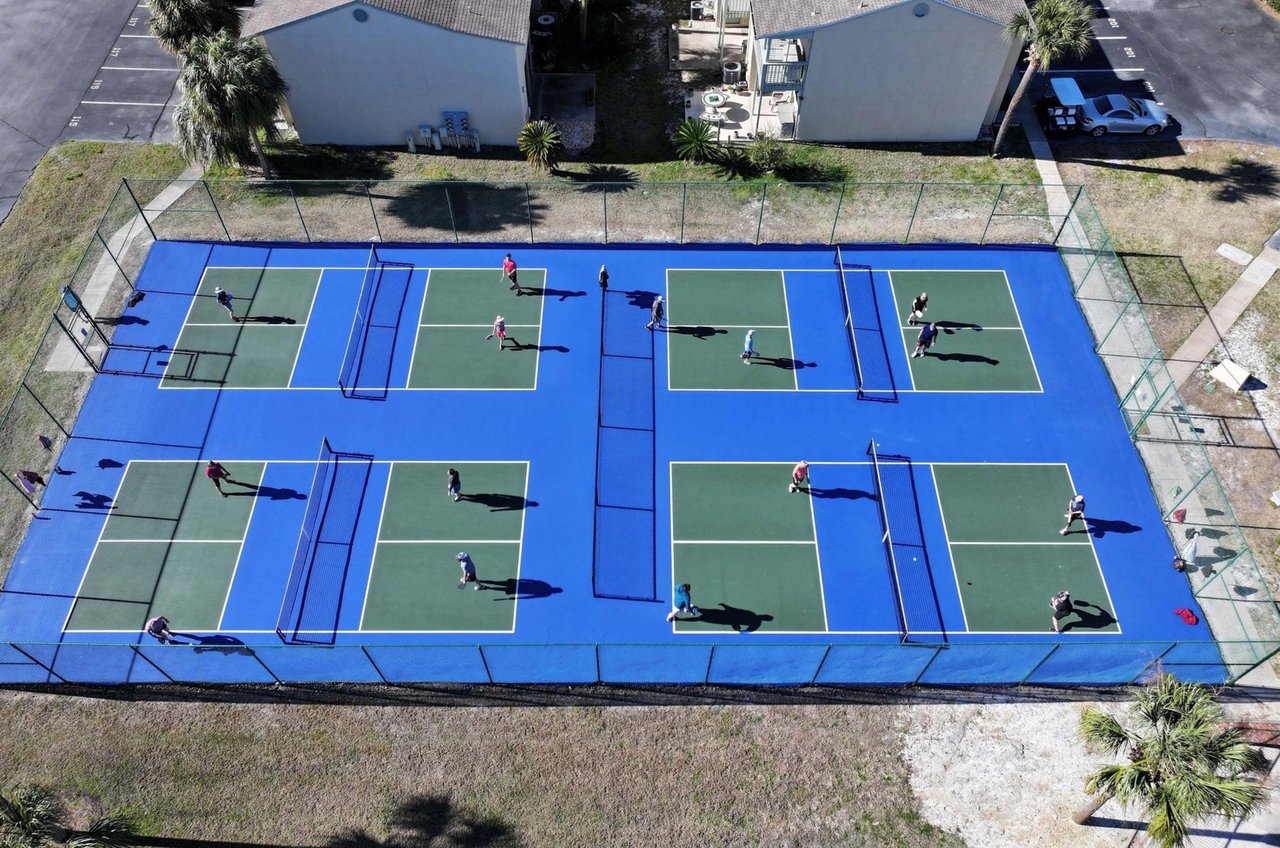 Pickleball courts at Gulf Highlands Beach Resorts