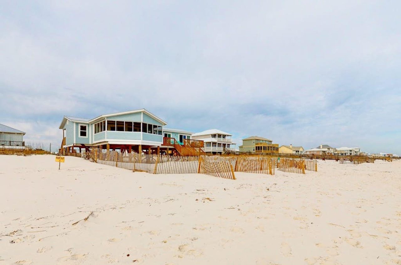 Explore vacation homes available for rent in Fort Morgan Beach, Alabama down below