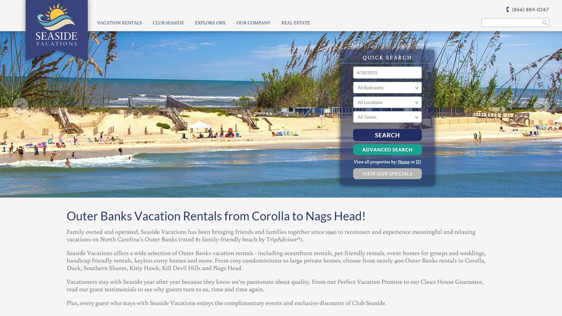 172 Scurto Marketing Unveils New Site For Seaside Vacations Of The Outer Banks 1