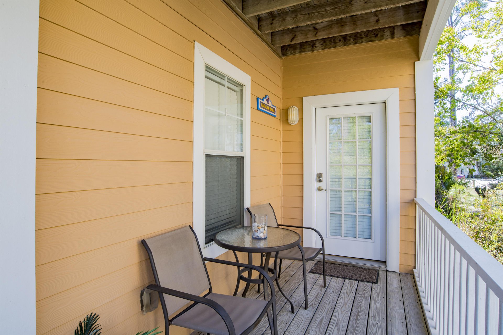 4 Purple Parrot Resort One Bedroom Condo 18cd by Perdido Key Resort Management Condo Porch