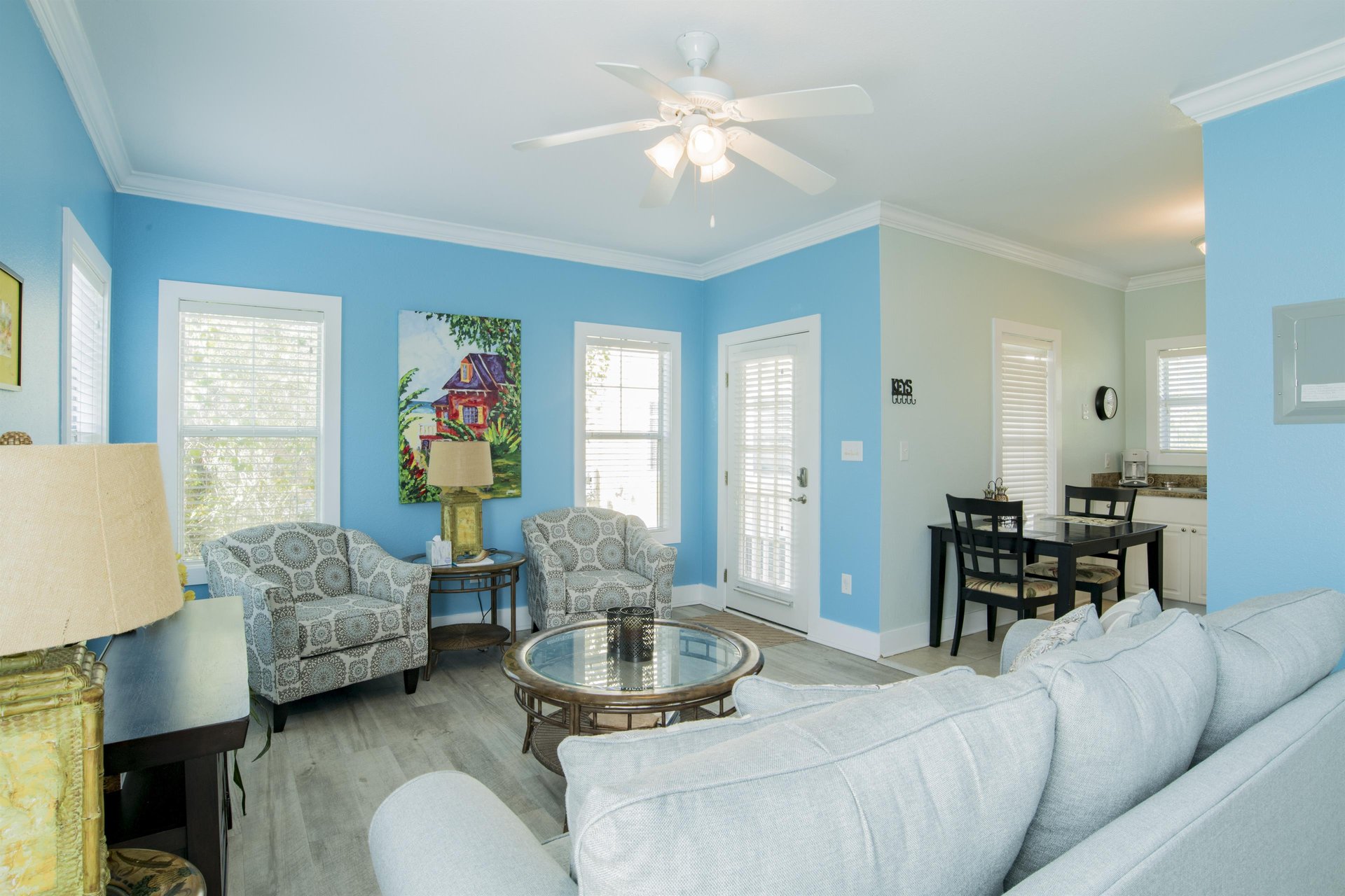 9 Purple Parrot Resort One Bedroom Condo 18cd by Perdido Key Resort Management Living Room