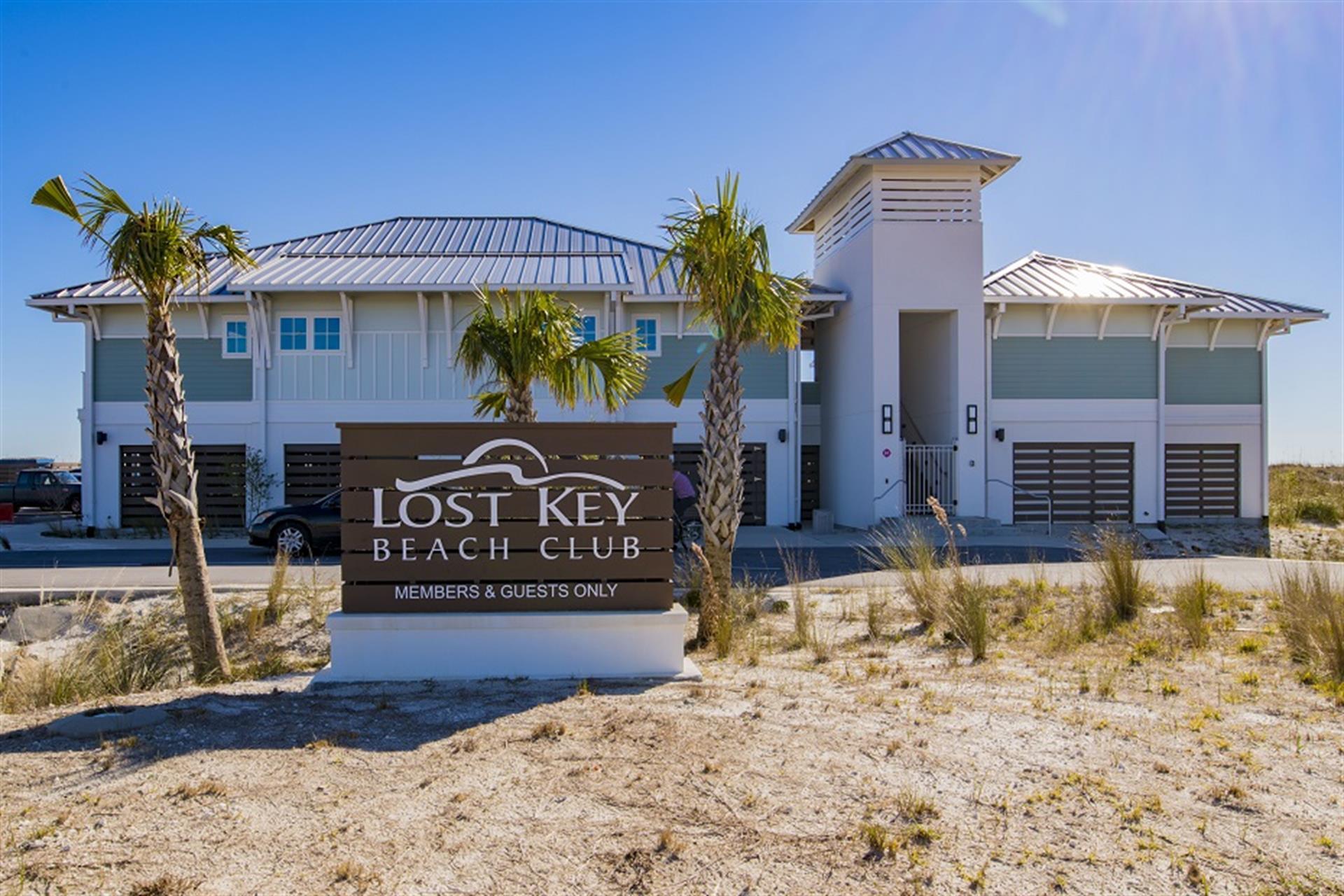 The one and only Beach Club at Lost Key Golf  Beach Club. Beautiful beach front amenity for owners and guests with VIP access to the white sands and azure colored water of the Gulf.