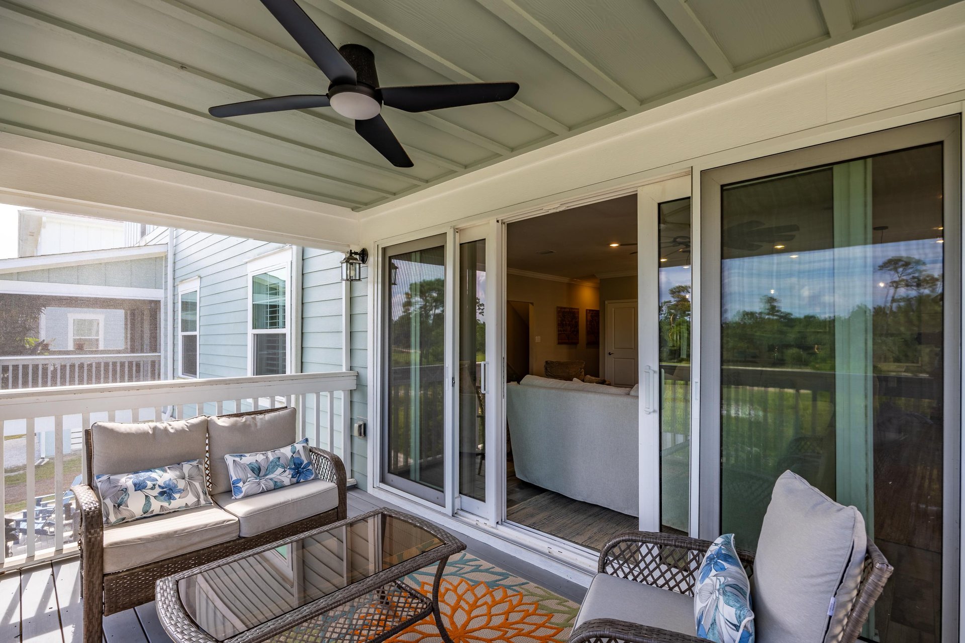 Back Porch Sanctuary   perfect for coffee or cocktails