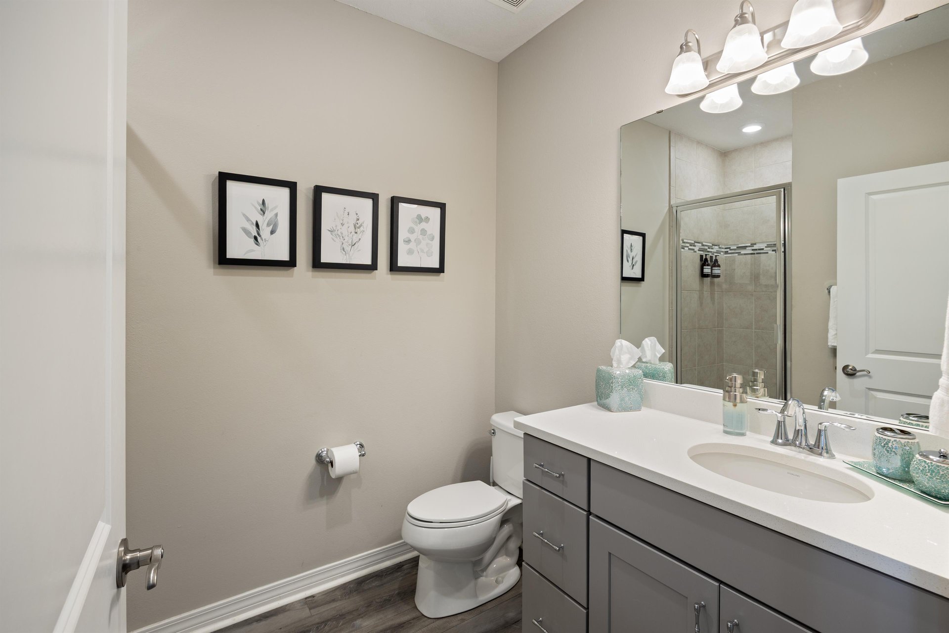 Details everywhere  even in the bathroom.