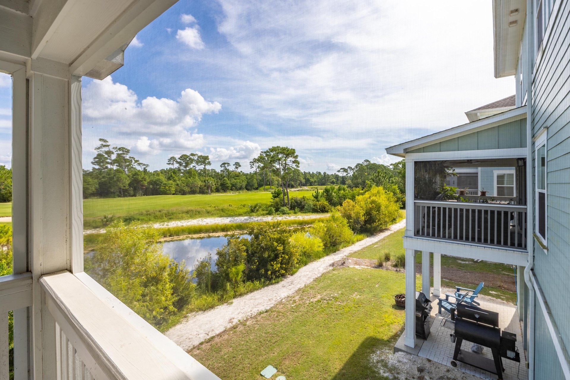 Solace on the porch.