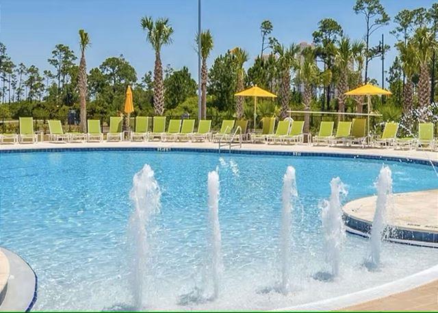 Resort Pool for Townhomes  located on the corner of Carlinga Drive.