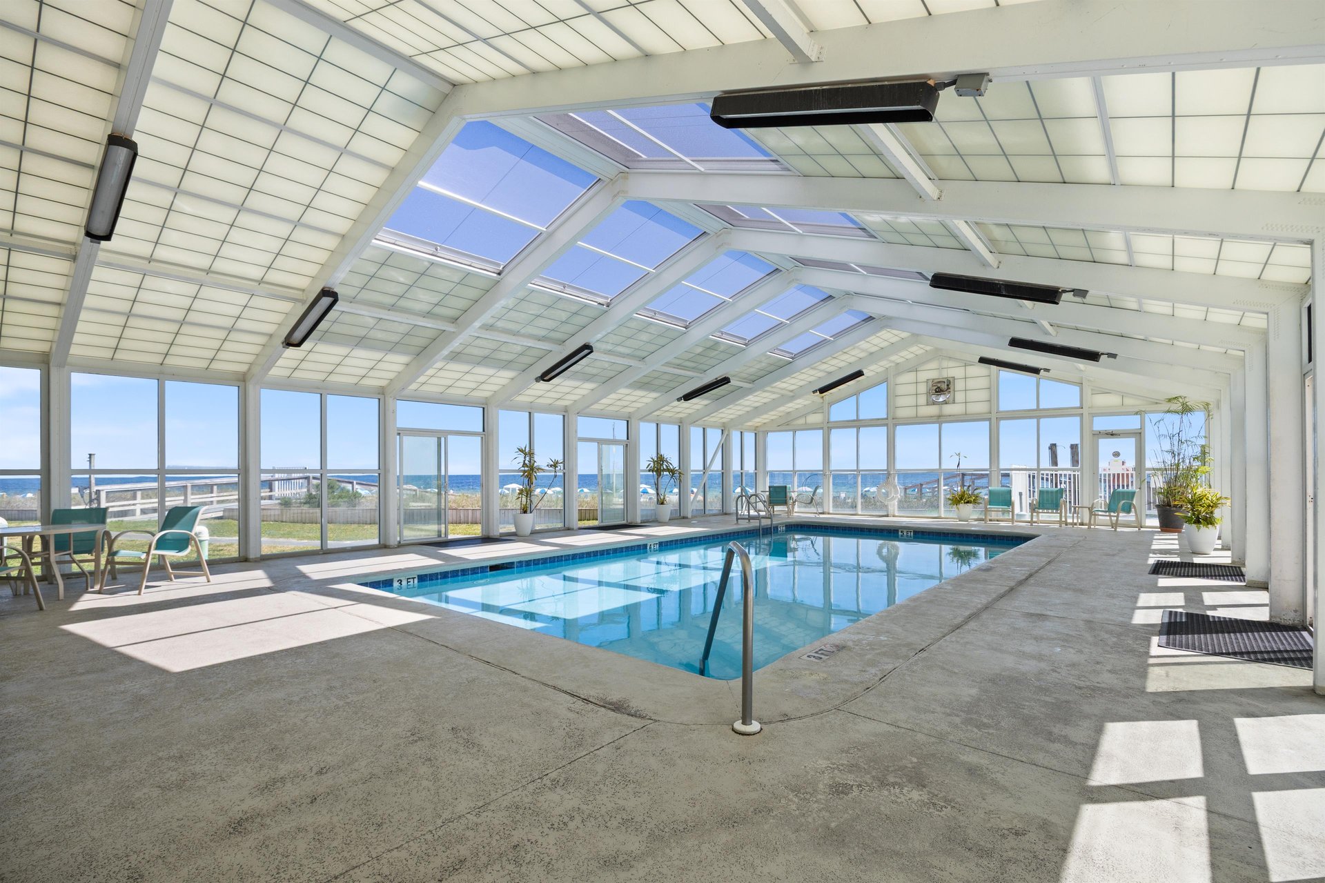 Heated indoor pool