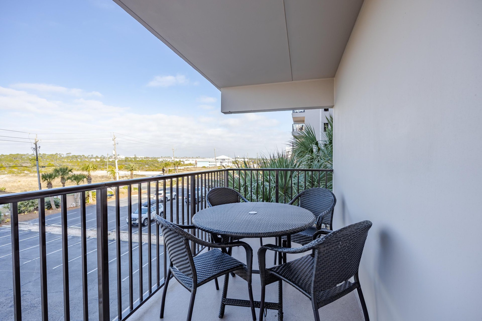 Balcony off the master bedroom.