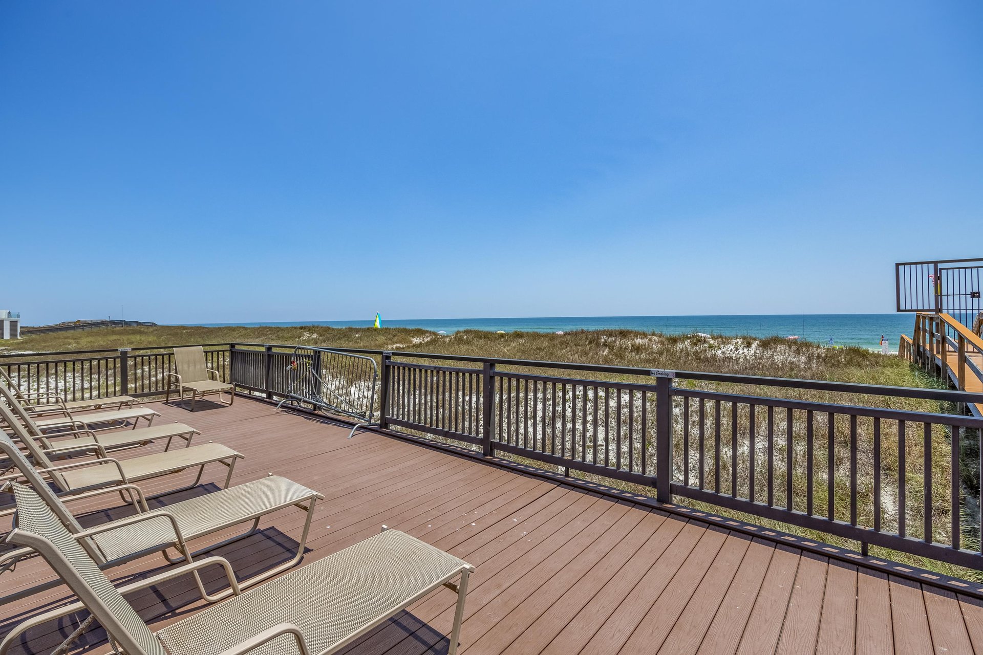 Ocean view from the pool deck.