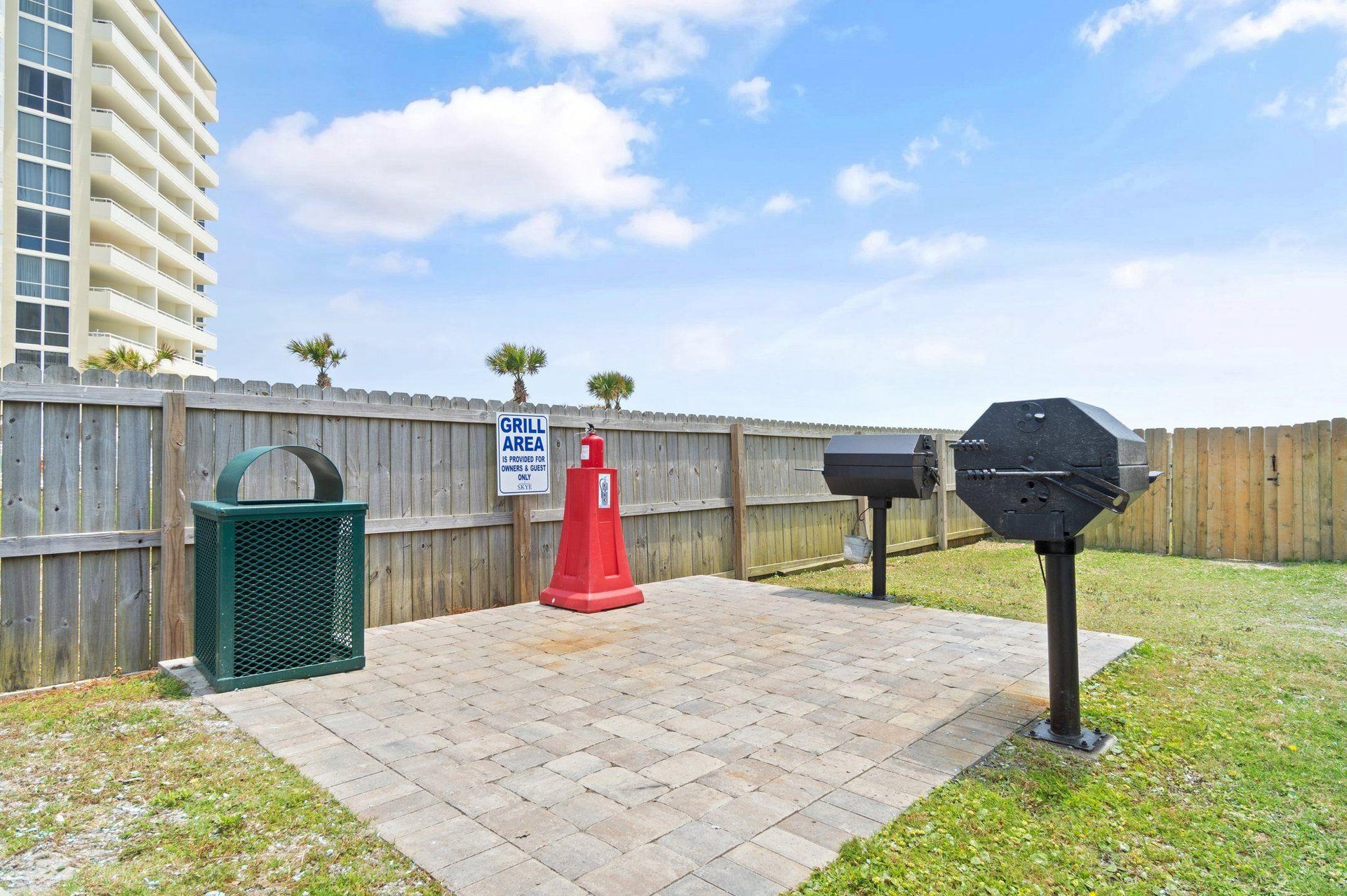 Grill masters area.