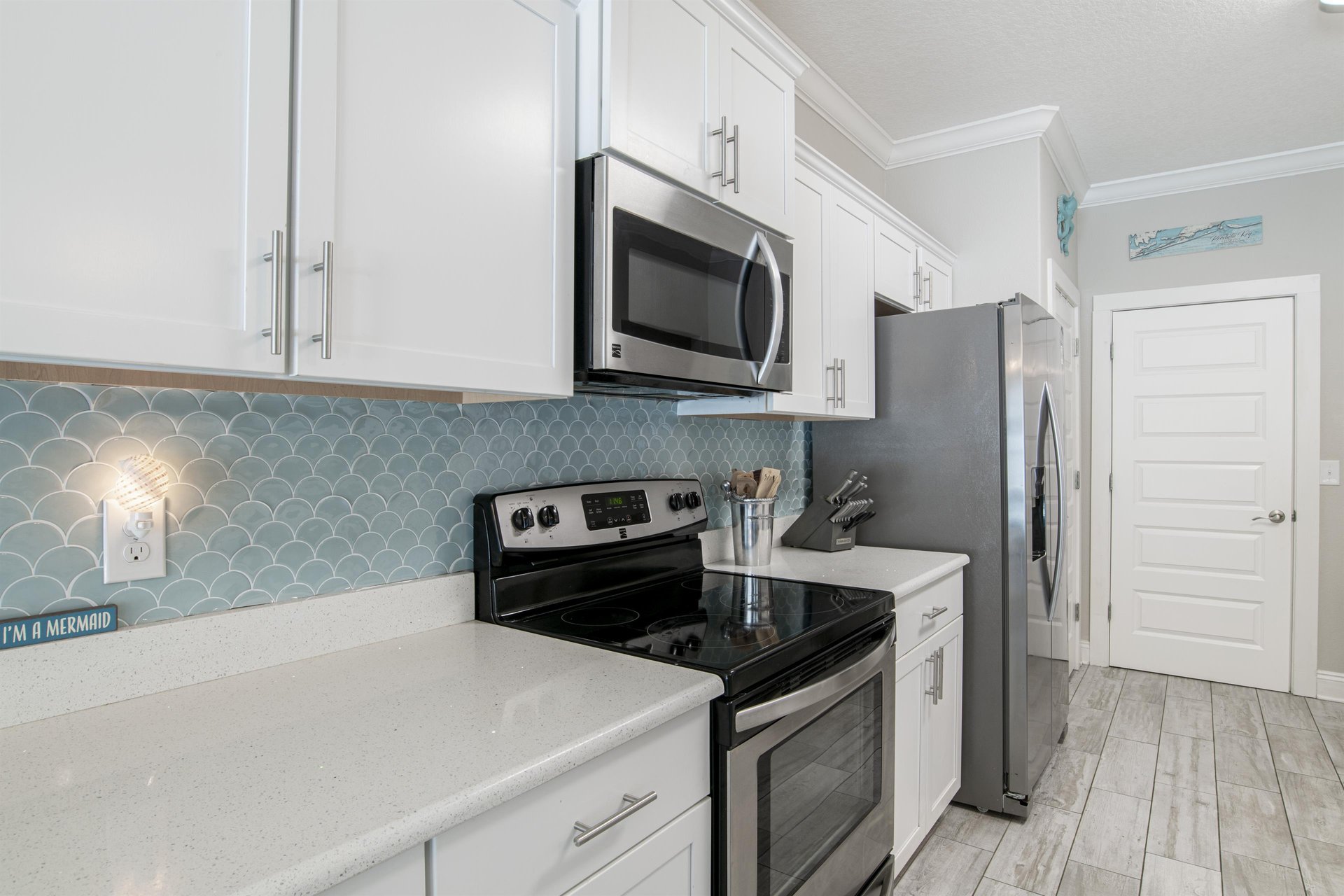 This is a cooks kitchen Really. The owner is a professional...