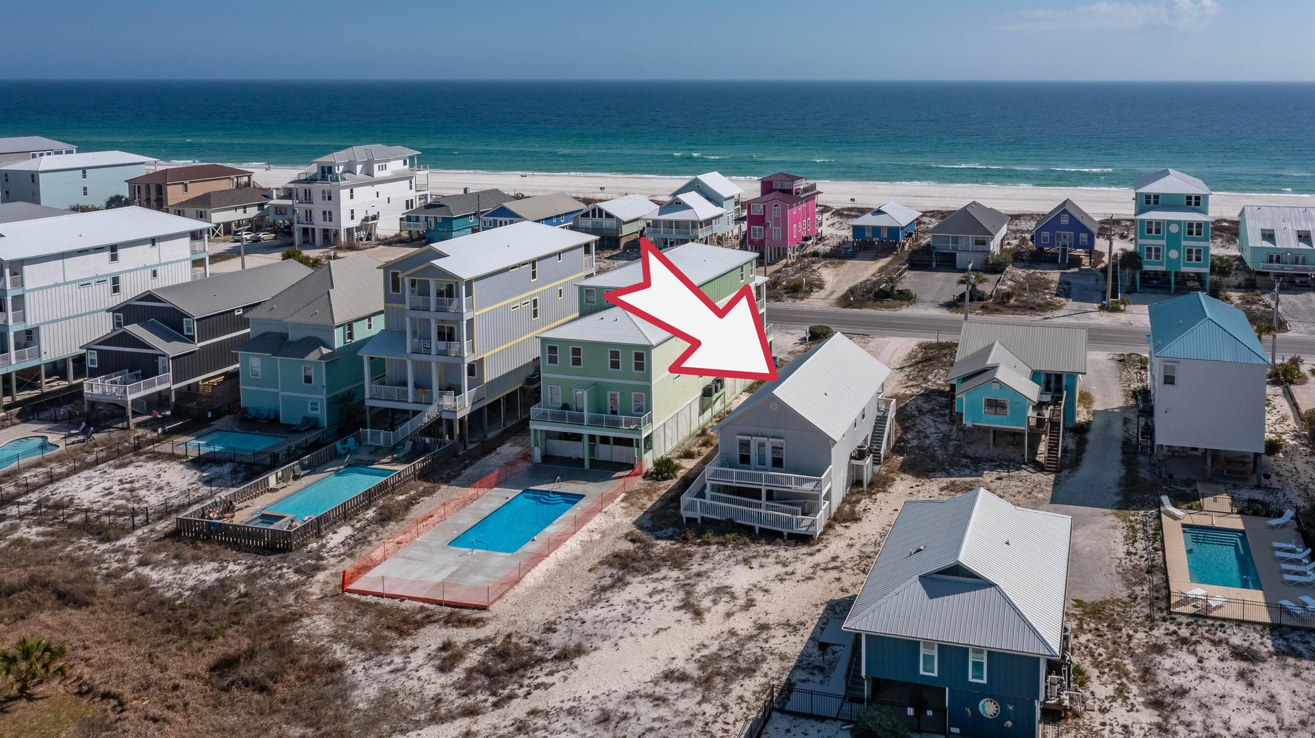 Prime location in Gulf Shores—just steps to the beach and close to restaurants, shops, and attractions