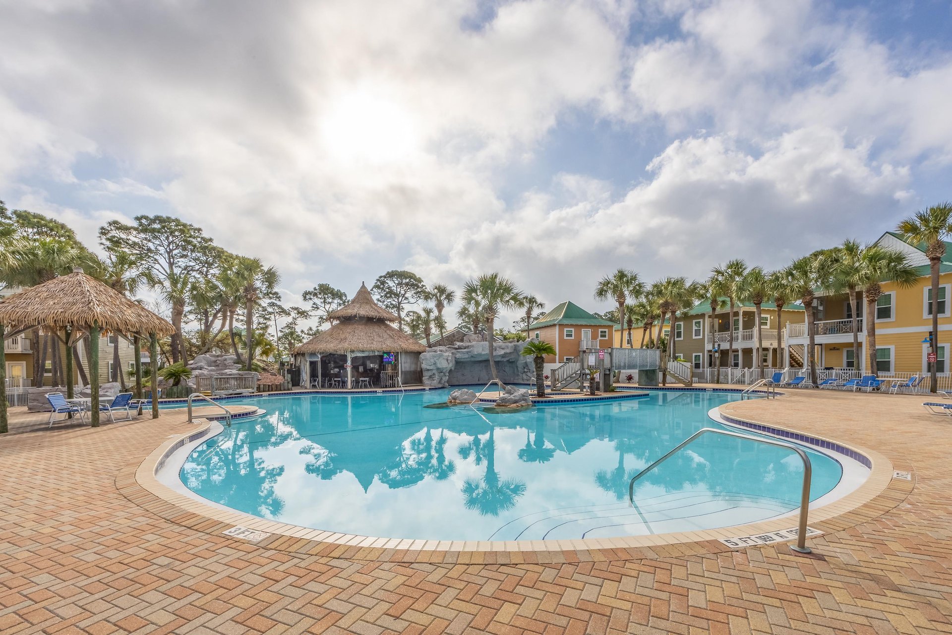 Another view of the pool deck—plenty of space to lounge, relax, and enjoy the atmosphere