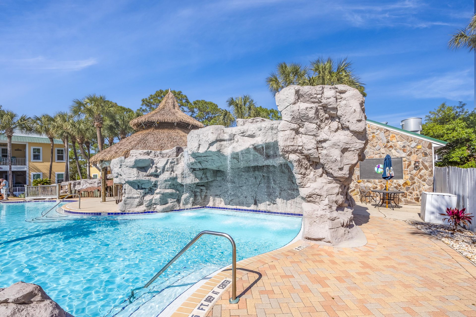 Another view of the pool deck—plenty of space to lounge, relax, and enjoy the atmosphere