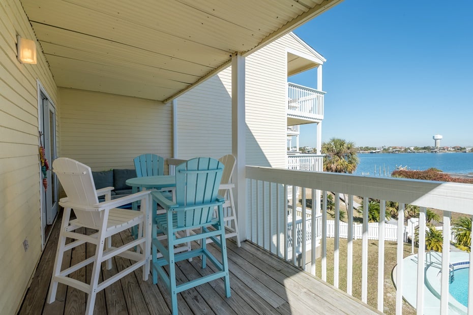 1 Docks on Old River 11B Balcony View