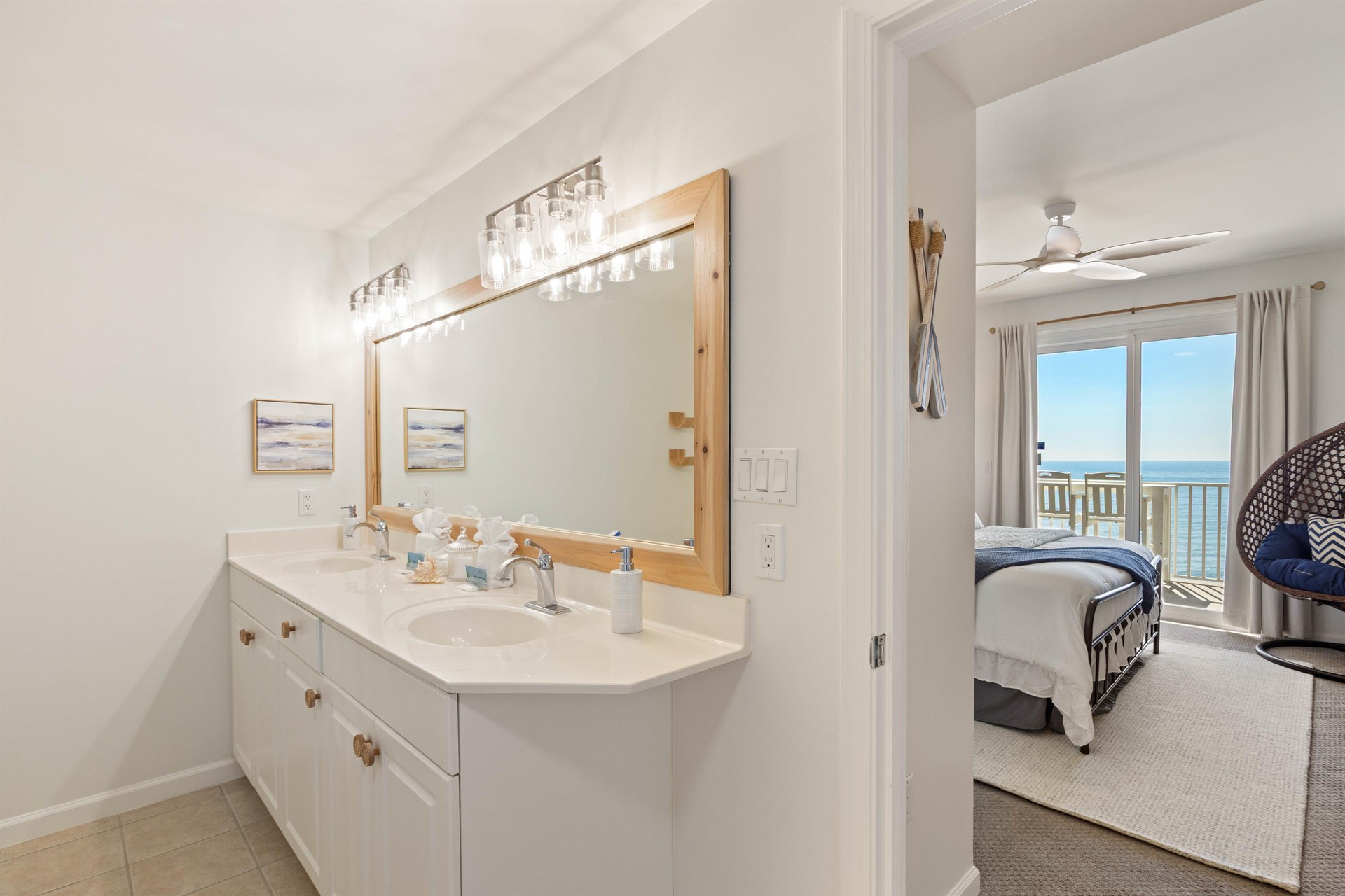 Primary bath is ensuite.