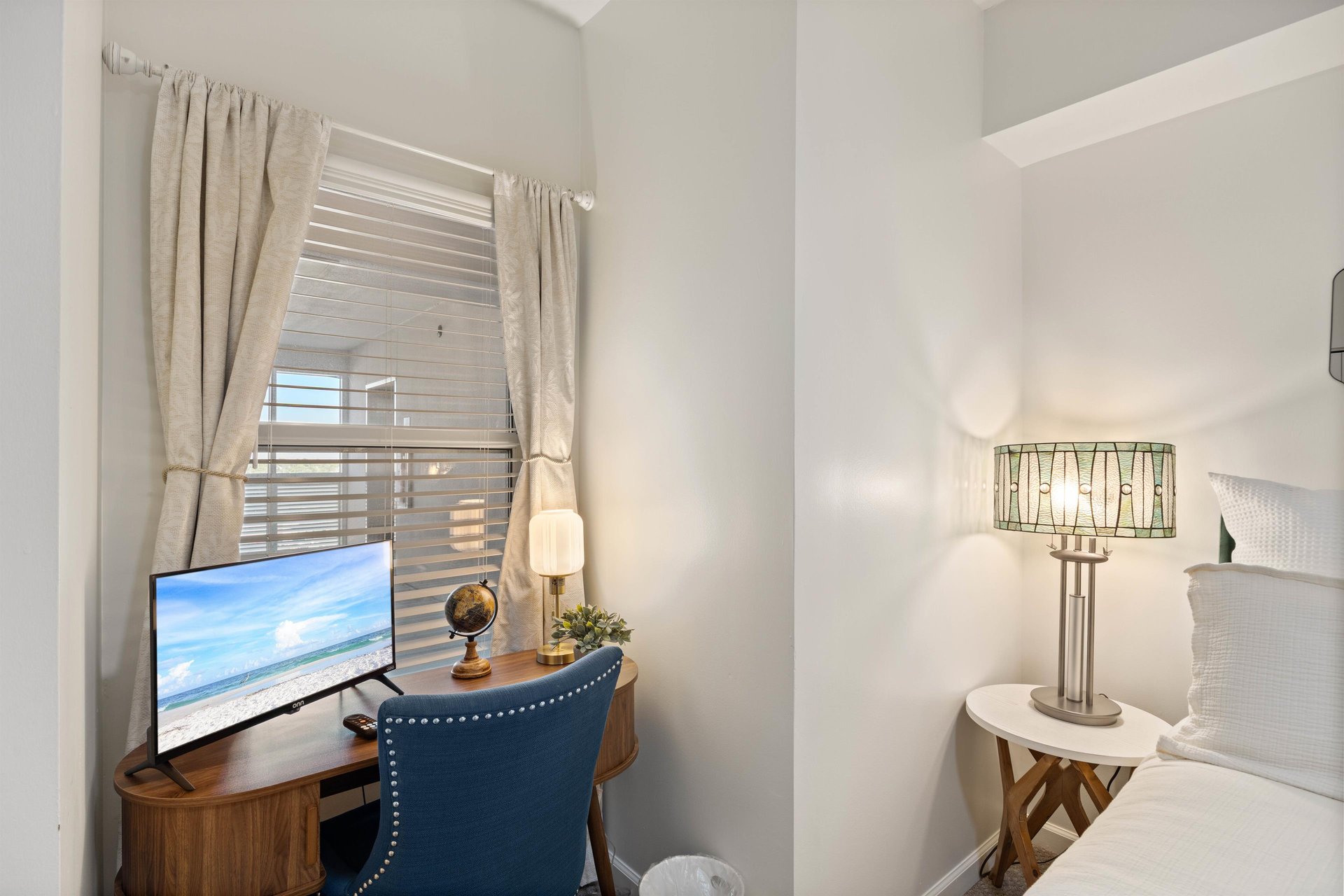 Work remotely in the Guest Room.